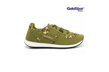 Goldstar Laceup Sports Shoes For Men Brown/Green