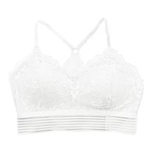 Women Tube Tops Sexy Chest Padded Tank Tops Lace Sexy