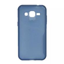 Transparent Blue Mobile Cover For Samsung J2