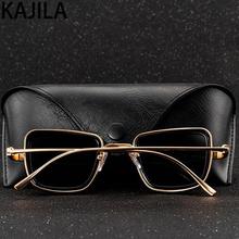 Vintage Steampunk Sunglasses Men Retro Metal Square Eyewear