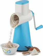 4 In 1 Rotary Grater Slicer, Drum Fruit Cutter, Chopper