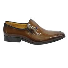 Caramel Brown Formal Shoes For Men