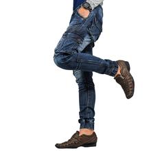 Virjeans Denim (Jeans) Multi pocket Box Joggers (VJC 700) Dark Blue