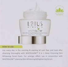 Lotus Herbals Whiteglow Skin Whitening and Brightening Gel Cream (60g)