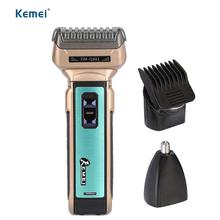 Kemei  KM-Q601  3 in 1 Portable Reciprocating Electric Shaver Travel Use Safe Razor Men