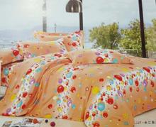 Balloon Printed Brown Small Cotton Bedsheet