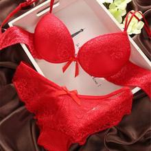 Fashion fashion lace sexy thin deep V-neck push up underwear