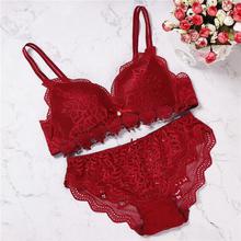 2018 newest style bra set push up lingerie sexy set women