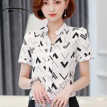 2019 summer chiffon office lady blouse women shirt fashion