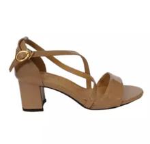 Ankle Strap Block Heel Shoes For Women