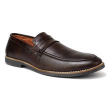 Coffee Brown Slip On Casual Shoes For Men