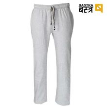 Grey Straight Fit Cotton Fleece Trouser For Men