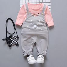 Spring newborn baby girls clothes sets fashion suit