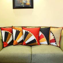 Set Of 5 Raw Silk Cushion Covers- Multicolor