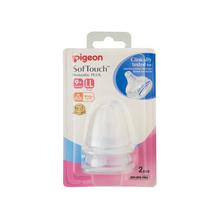 Pigeon Softouch Peristaltic Plus Nipple Blister Pack 2Pcs (M)