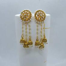 Pinjada Chain Drop Statement Party Earrings For Women- 8cms