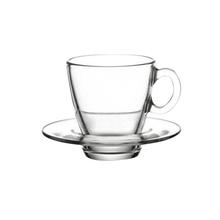 Pasabahce Aqua Cup And Saucer-6 Pcs