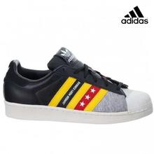 Adidas Black/Yellow Superstar Ro Sneakers For Women - S80290