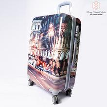 Unisex Spinner Rolling Luggage 3D Mi Pattern Printing Suitcase 24 Inch Carry-on By Bajrang