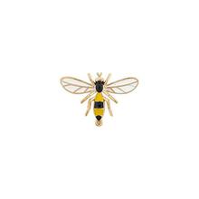 Knighthood Metal Honey Bee Wing Lapel Brooch for Men (Yellow