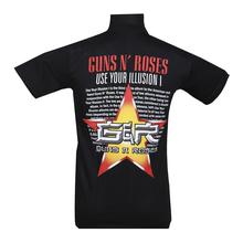GUNS N ROSES Noted Illusion I Printed Tshirt For Men