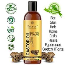 The Yogi Castor Oil Organic Cold Pressed for hair growth and