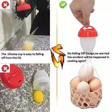 Egg Cooker-Silicone Egg Poachers for hard boiled eggs,Egg Cups(Pack of 6)