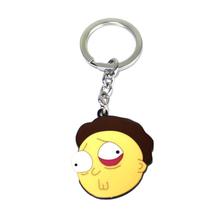 Yellow/Brown 'Rick and Morty' Designed Key Ring