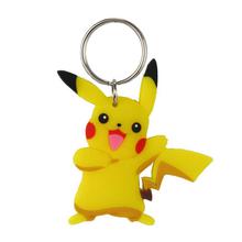 Yellow Pikachu Modeled Key Ring