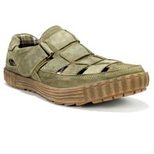 Olive Green Strap Sandal For Men