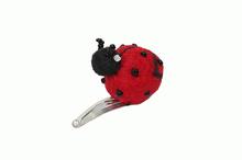 Red Lady Bug Felt Hair Clip For Girls