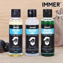 3 in 1 Immer Beard Grooming Kit (Beard Shampoo + Beard Growth Oil +