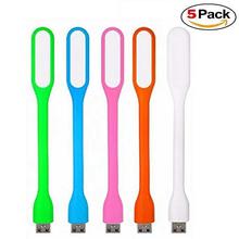 Pack of 5 USB LED Flexible Lamp Light