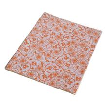 Orange Floral Printed Notebook