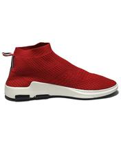 Red Slip On Sneaker Shoes For Men