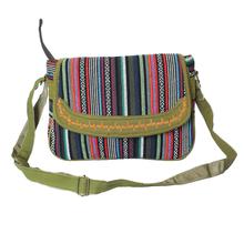 Multicolor Cotton Cross Body Women's Bag