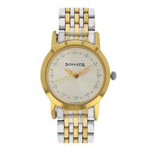 Sonata Silver Dial Analog Watch For Women - 8137BM01