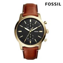 Fossil Watch Fossil Fs5338 Chronograph Townsman Brown Leather Strap Watch For Men