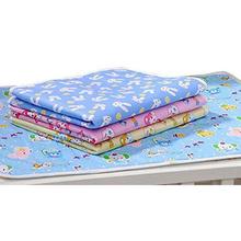 Goodluck Plastic and Cotton Foam Cushioned Baby Waterproof Sheets - (Assorted Colors, 60 x 45 cm)