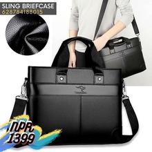 CHINA SALE-   Briefcase Sling Bag PU Leather Bag For