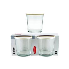 Pasabahce Bistro Jar (380 ml/90.5mm Height) -2 Pcs