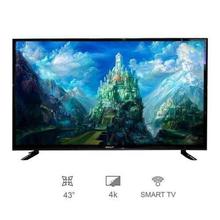 43" Smart 4k Double Glass Led TV - (Black)