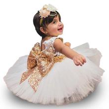 Baby Dress Infant Party Wedding Princess Dress For Baby Girl