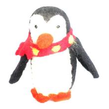 Black/White Felt Playing Penguin Toy