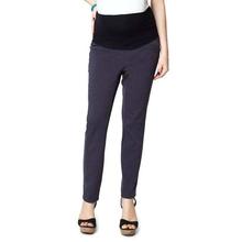 Nine Maternity Grey Plain Maternity Pants For Women - 5391