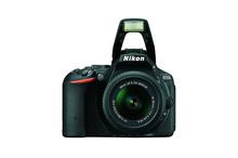 Nikon D5500 DX-Format Digital SLR Camera with Free Bagpack and MemoryCard ( Black )