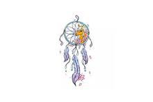 Dream Catcher Waterproof Temporary Tattoo Sticker