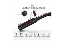 PTron Tangent Pro Wireless Headphone Neckband Bluetooth Headset For Smartphones (Red/Black)