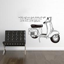 Vespa Just Vespa Vinyl Wall Sticker