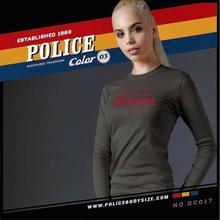 Police Grey 'Be Happy' T-Shirt For Women (GC.017)